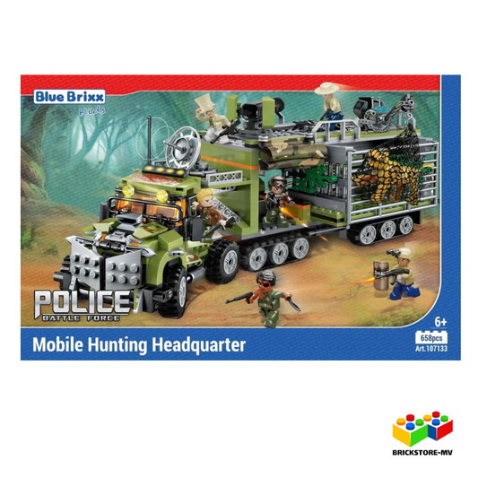 BlueBrixx-Kids 107133 – LKW der Waldpolizei